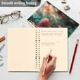 thumbnail image 4 of FORMRS 1-Subject Spiral Notebook 8" x 5" College Ruled 60 Refillable Sheet A5 Hard Cover, 2 Pack, Psychedelic Forest, 4 of 7