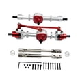 thumbnail image 2 of Dualoai 1/12 RC Front Rear Axle Assembly RC Car Accessory for MN78 MN82 RC Car Model red, 2 of 9