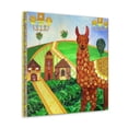 thumbnail image 2 of Llama's Art Nouveau Dream - Canvas, 2 of 10