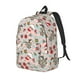 thumbnail image 1 of Disketp Groovy Retro Santa print Canvas Backpack Lightweight Travel Daypack Student Rucksack Laptop Backpack-Medium, 1 of 5