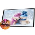 thumbnail image 2 of Cuadros Decorativos 5D bricolaje taladro redondo completo diamante pintura muñeco de nieve Kit decoración del hogar arte artesanía Likrtyny embutido en tela, 2 of 9