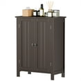 thumbnail image 2 of ZENY Bathroom Freestanding Cabinet Storage, Brown, 11.8'', 2 of 12