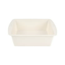 Btomtd Square Cake Baking Pan, Household Cake Making Tool Cake Molds for Easy Release, Non-Stick Baking Tray and Baking Sheet for Oven Use, Size 7"x7", Beige