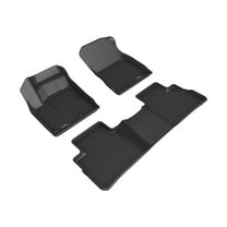 3D MAXpider Custom Fit Kagu Floor Mat (Black) Compatible with Nissan Rogue 2023-2026 - Full Set