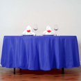 thumbnail image 2 of Efavormart 10 Pack Round Tablecloth, 108 Inch Stain & Wrinkle Resistant Washable Table Cloth, Decorative Polyester Fabric Table Cover for Banquet, Wedding, Dining - Royal Blue, 2 of 11