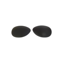 Walleva Black Polarized Replacement Lenses for Smith Serpico Sunglasses