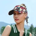 thumbnail image 6 of Xecao Beautiful Flower for Adult Sun Cap offers versatile sun protection with adjustable Velcro for a secure fit., 6 of 8