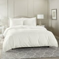 thumbnail image 4 of Hearth & Harbor 3-Piece Off-White Duvet Cover Set, Queen, 4 of 5