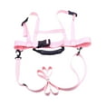thumbnail image 3 of amleso Kids Ski Snowboard Harness Halter with Handle Skiing Harness Adjustable Shoulder Strap for Skateboarding Skating Fundamental Pink, 3 of 9