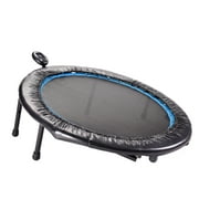 Athletic Works Circuit Trainer Trampoline with Steel Frame, Monitor and Adjustable Incline, 36Dx12H, 14 lbs., Black