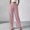 Pink, variant on Oplxuo Womens Straight Dress Pants, Versatile Solid Color High Waisted Ladies Business Casual Suit Pants with Pockets