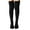 Black, variant on Women's Cable Knit Thigh High Socks Winter Boot Stockings Extra Long over Knee Stockings White