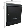 thumbnail image 2 of Fine Art Lighting Locked Mailbox with Newspaper Holder, 14.5 by 19.5 by 4.75-Inch, Includes 2 Keys, 2 of 2