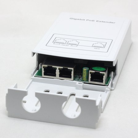 Gigabit 24V Passive PoE Outdoor 3-Port Nano Switch Extender Cascade Repeater for Ubiquiti N-SW