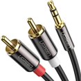thumbnail image 1 of Cable de Audio Ugreen Auxiliar 3.5mm A 2RCA Macho A Macho 2m Ugreen UGAD35MA2RCAMA, 1 of 7