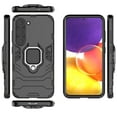 thumbnail image 5 of ELEHOLD Heavy Duty Case for Samsung Galaxy S23,Armor Rugged Protective Magnetic Metal Ring Holder Kickstand Function Shockproof Anti-Scratch Non-Slip Slim Case,Black, 5 of 6
