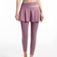 thumbnail image 2 of HexaHive Women's Yoga Tennis Skirt Leggings - High Waist, 2-in-1, for Sports/Casual, 2 of 5