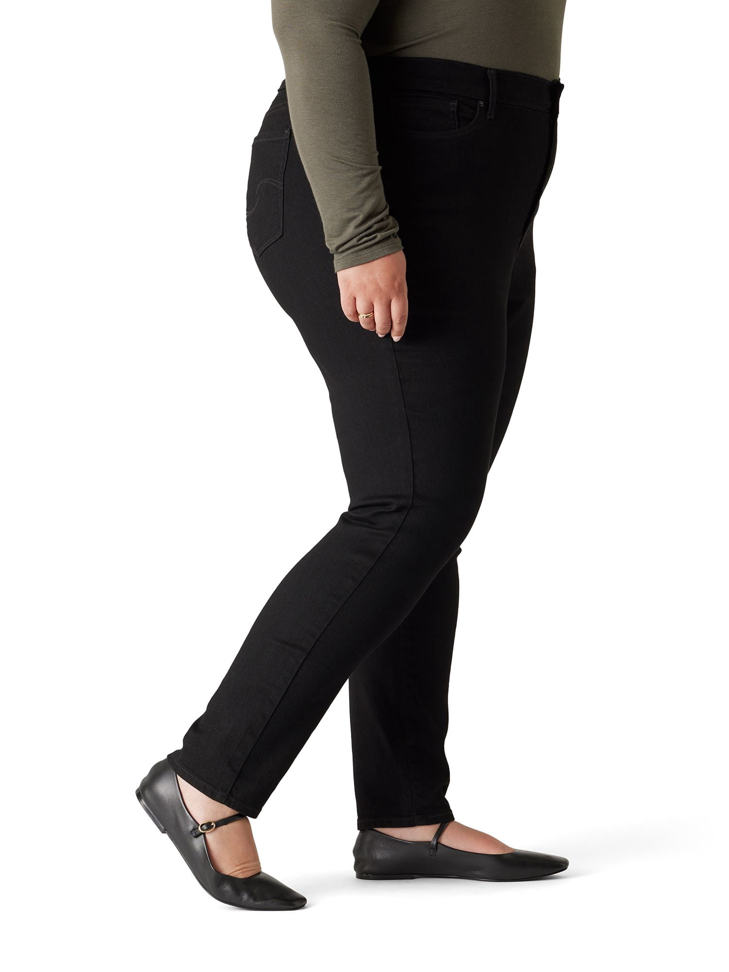 Levi Strauss Signature Women's and Women's Plus High Rise Skinny Jeans, Sizes 2-26