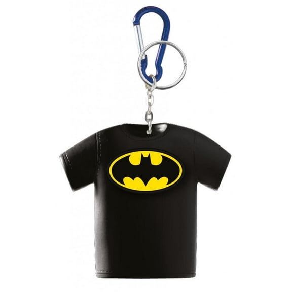 DC Batman T-Shirt Coin Holder Key Ring