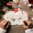 thumbnail image 3 of 30 Christmas wooden sticks, DIY wooden sticks with decorations for Christmas trees (Papa Noel sombreros), 3 of 5
