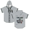 thumbnail image 2 of Lauren Spencer Smith The Art Of Being A Mess Hooded Baseball Jersey Short Sleeve Shirt Women Men Crewneck Tee, 2 of 3