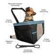 thumbnail image 7 of Kurgo Car Pet Booster Seat for Dogs or Cats, Front & Rear Dog Car Seat, Carrier Carseat for Pets, Dog Seatbelt Tether, Helps with Canine Car Sickness, 7 of 7