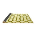 thumbnail image 2 of Ahgly Company Indoor Rectangle Trellis Yellow Contemporary Area Rugs, 2' x 4', 2 of 4