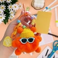 thumbnail image 5 of Uuiauoio Soft Plush Toy Keychain with Stuffed Animal Design, Embroidery Eyes for Bags and Backpacks, Cute Miniature Key Ring for Daily Use and Gift Giving, Durable Plush Keychain for Adults, 5 of 7