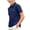Navy, variant on DJDLJWCJ Teen Boys Short Sleeve Pique polo Shirt Lapel Lightweight Breathable Short Sleeve Shirts for Boys Summer Golf T Shirt Army Green Size 11