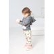thumbnail image 3 of Eghunooy Ropa Para Bebé Niña De Manga Larga Con Capucha Floral Y Pantalones Con Bolsillo Y Diadema (6-9 Meses) Gris, 3 of 5