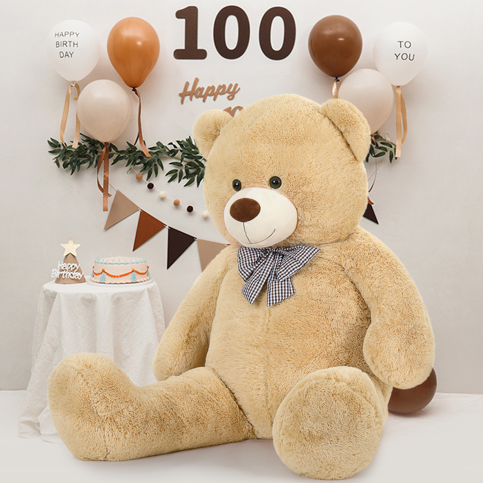 Morismos Giant 55" Teddy Bear Plush photo 2