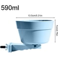 thumbnail image 6 of Kennel Cup, Crate Bowl with Bracket for Cage and Yard Use，Blue, 6 of 8