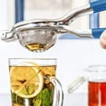 thumbnail image 4 of Lemon Squeezer, Manual Lemon Squeezers,Juice Extractor Single Press Hand Lime Citrus Fruit Juicer, Non Slip And Dishwasher Safe - Multicolor Medium Blue, 4 of 4