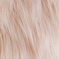 thumbnail image 2 of Cassia Faux Flokati Armless Office Chair, Blush, 2 of 8