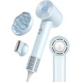 thumbnail image 1 of Negative Ionic Hair Dryer with 110,000 RPM Brushless Motor - High-Speed Lightweight Blow Dryer for Travel & Home Use, Fast Drying Low Noise Hair Drier with Nozzle & Diffuser, Blue, 1 of 7