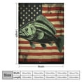 thumbnail image 4 of ARISTURING Camouflage American Flag Blanket Super Soft Plush Throw Blanket Cozy Warm Bed Blankets Lightweight Flannel Blankets for Couch, Bed, Sofa, 4 of 6