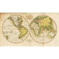thumbnail image 2 of High-quality Antique Map Wall Mural by Wallmonkeys Peel and Stick Graphic (18 in W x 10 in H) WM142428, 2 of 4