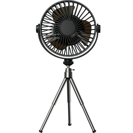 

LED Lamp Desk Fan with Remote Control+ Tripod Canopy Fan Rechargeable for School