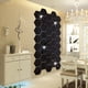 thumbnail image 2 of Muyoka Pegatinas de pared hexagonales, 12 Uds., decoraciones de pared autoadhesivas, calcomanías de pared negras acrílicas, decoración artística de hoja de pared para el hogar DIY Muyoka Hogar, 2 of 6