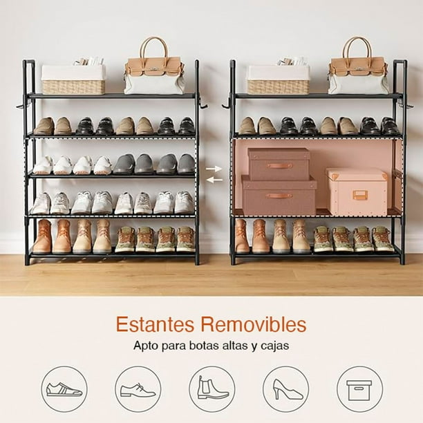 Zapatera Organizador 20 pares de zapatos con niveles