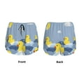 thumbnail image 3 of Daiia ducklings swim on the sea waves Pattern Women's 2 in 1 Running Shorts - Lightweight Athletic Workout Gym Yoga Shorts Liner with Phone Pockets-X-Large, 3 of 7