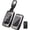 Type-B-Short-Keychain, variant on Key Fob Cover Compatible with Fit for Jaguar XJ XF XE XEL XFL F-Type F-Pace 2025-2026 Carbon Texture Metal Key Shell Clear Front Cover Keychain