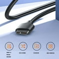 EXCIXING Mobile Hard Drive Cable USB C to B 3.0 Cable Type C to B
