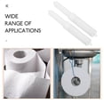 thumbnail image 4 of UPOUART Toilet Paper Holder Roller 2Pcs White Plastic Secure Fit For Bathroom Home Use, 4 of 8