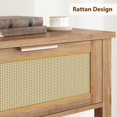 thumbnail image 2 of EDTara Small Wooden Console Table with 2 Drawers, Slim Entryway or Hallway Table, Ideal as Sofa Table, 2 of 8