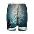 thumbnail image 5 of Naloa Winter Rabbit Men's Short Pajama Pants, Lounge Comfort Shorts with Elasticized Waistband and Side Pockets - Small, 5 of 9