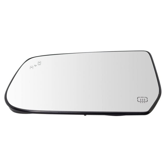 TRQ Exterior Mirror Glass Assembly Heated LH Side for 15-17 Equinox Terrain MGA04246 Fits select: 2015-2017 CHEVROLET EQUINOX, 2015-2017 GMC TERRAIN