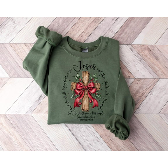 Velto Happy Holiday Jesus Sweatshirt, Christian Happy Holiday Shirt, Women Happy Holiday Sweater, Nativity Scene Sweater, Happy Holiday Nativity Church Shirt Gift All Size S-3XL