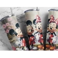 thumbnail image 3 of Heat transfer printing design featuring Mickey and Minnie for a 20 oz Mickey Mouse comic book-themed insulated mug., 3 of 3