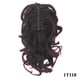 thumbnail image 2 of 1 pieza de peluca de pelo sintético rizado, mordazas, pinza, rizo, colas de caballo, extensiones de cabello, pinza para mujeres y niñas (1T118), 2 of 6